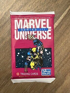 1992 Impel Marvel Universe Series 3 Factory Sealed Pack - 12 Cards